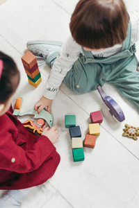 Kids playing on the ground