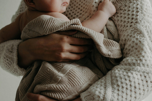 Baby with her mommy