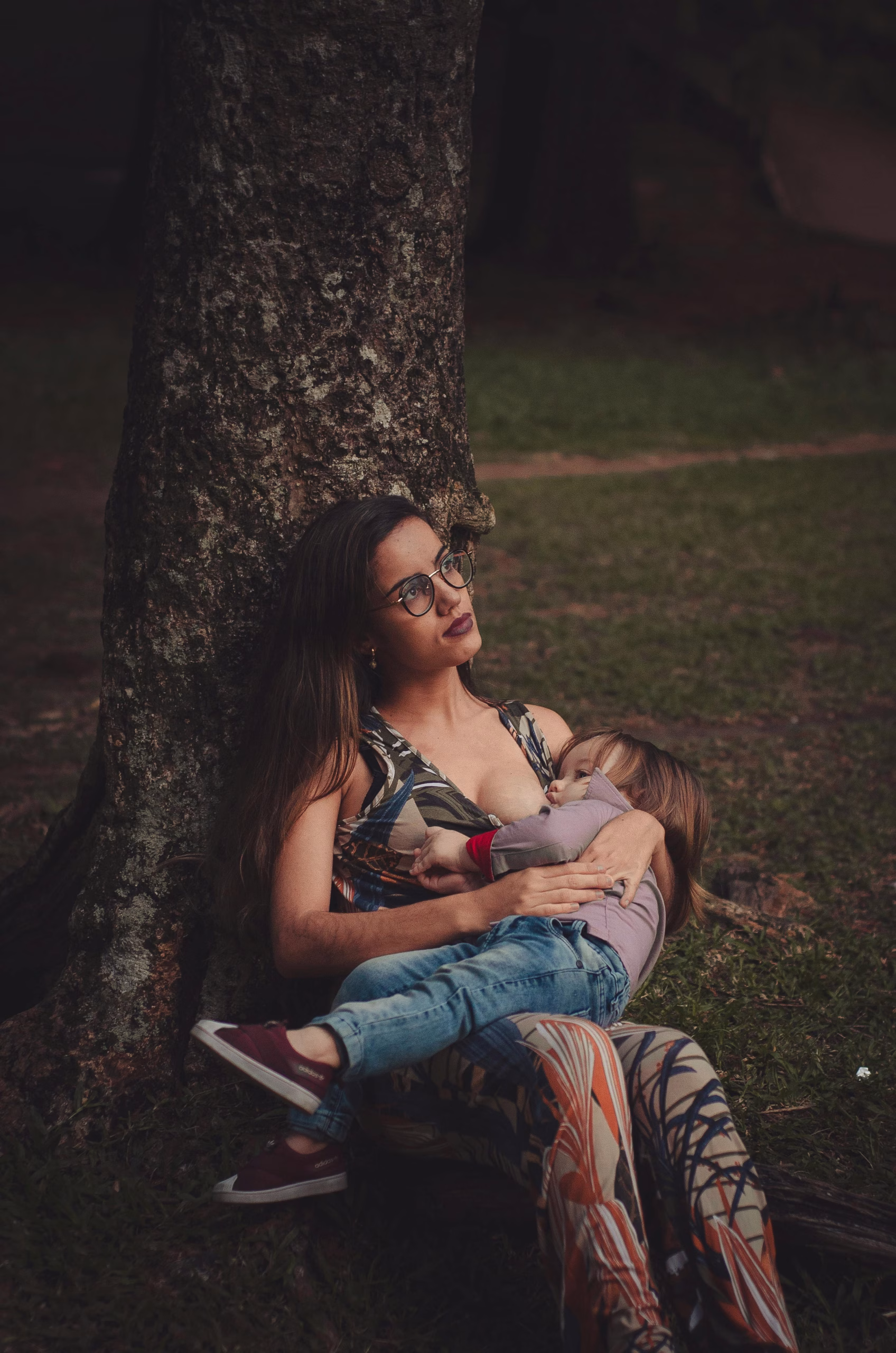 Woman breastfeeding