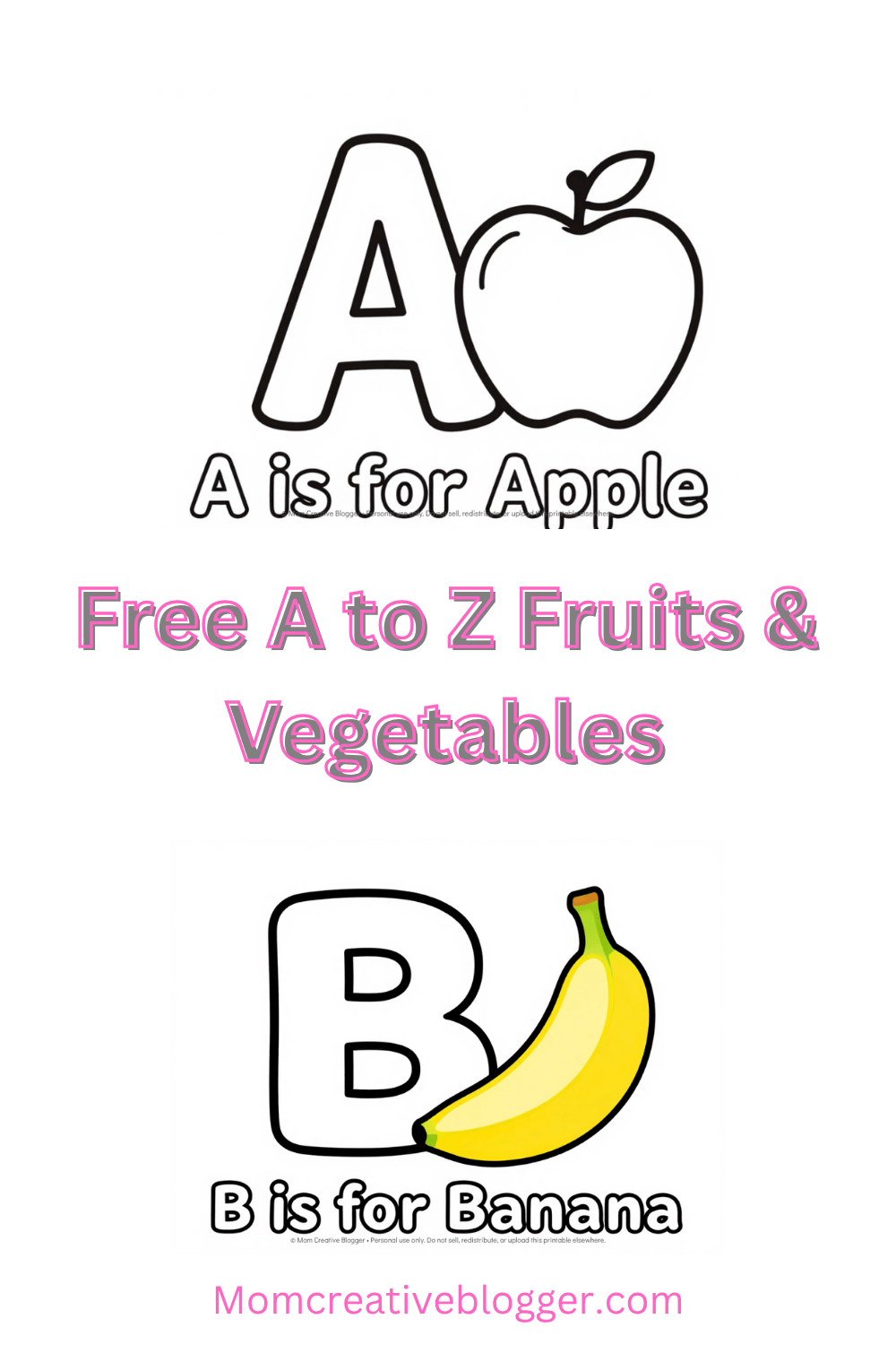 free a to z alphabet